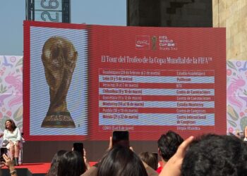 Anuncian la histórica gira del Trofeo de la Copa Mundial por México