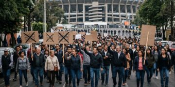 La "Mega Reta" busca impedir la reinaguración del Estadio Azteca en el encuentro amistoso entre México y Portugal