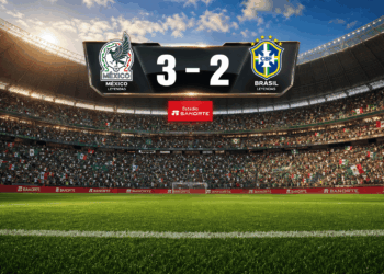 México 3-2 Brasil